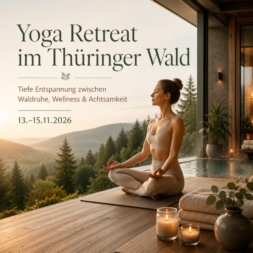 Yoga Retreat im Thüringer Wald - Tiefe Entspannung zwischen Waldruhe, Wellness & Achtsamkeit